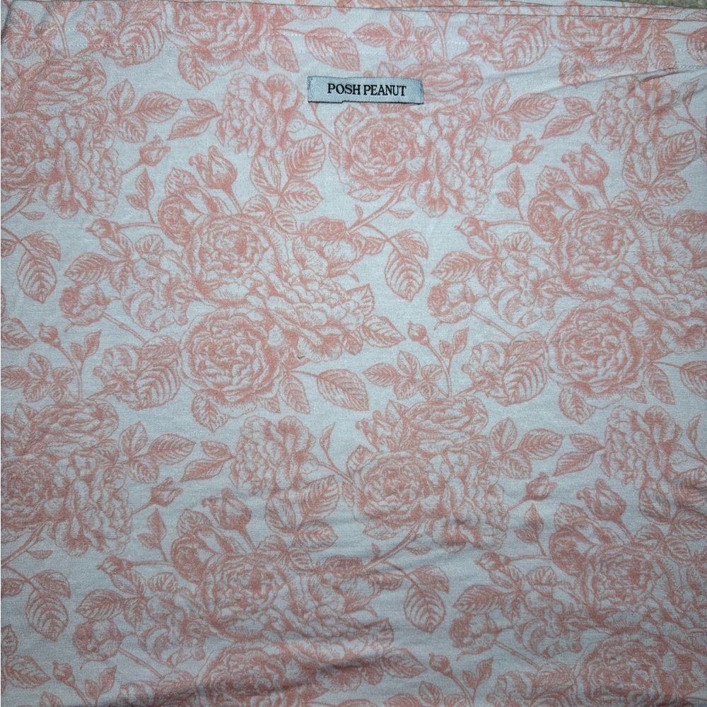 Posh Peanut Martina Blush Floral Car Seat Cover - Picture 3 of 5